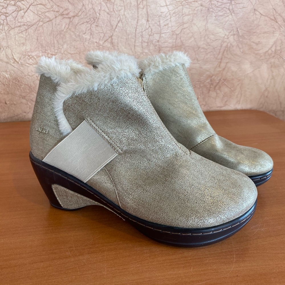 JBU by Jambu MILA Fur ankle Boots Booties sz 10